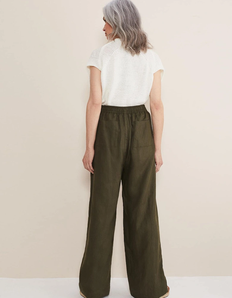 Lolita Drawstring Linen Trouser