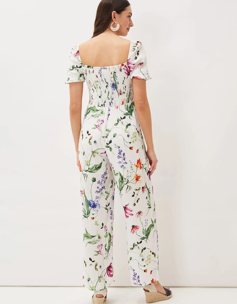 Zaylah Shirred Waist Jumpsuit