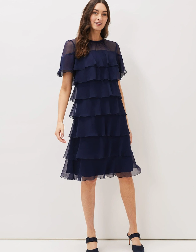 Nika Tiered Shift Dress