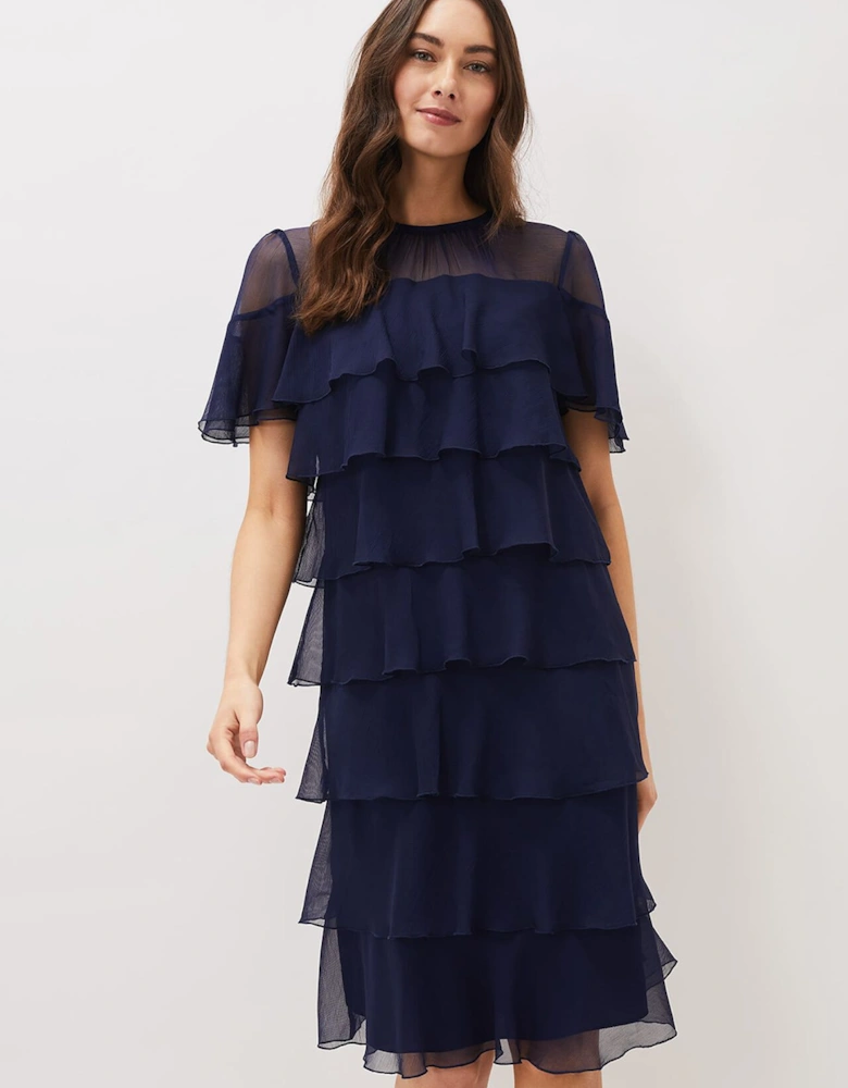 Nika Tiered Shift Dress