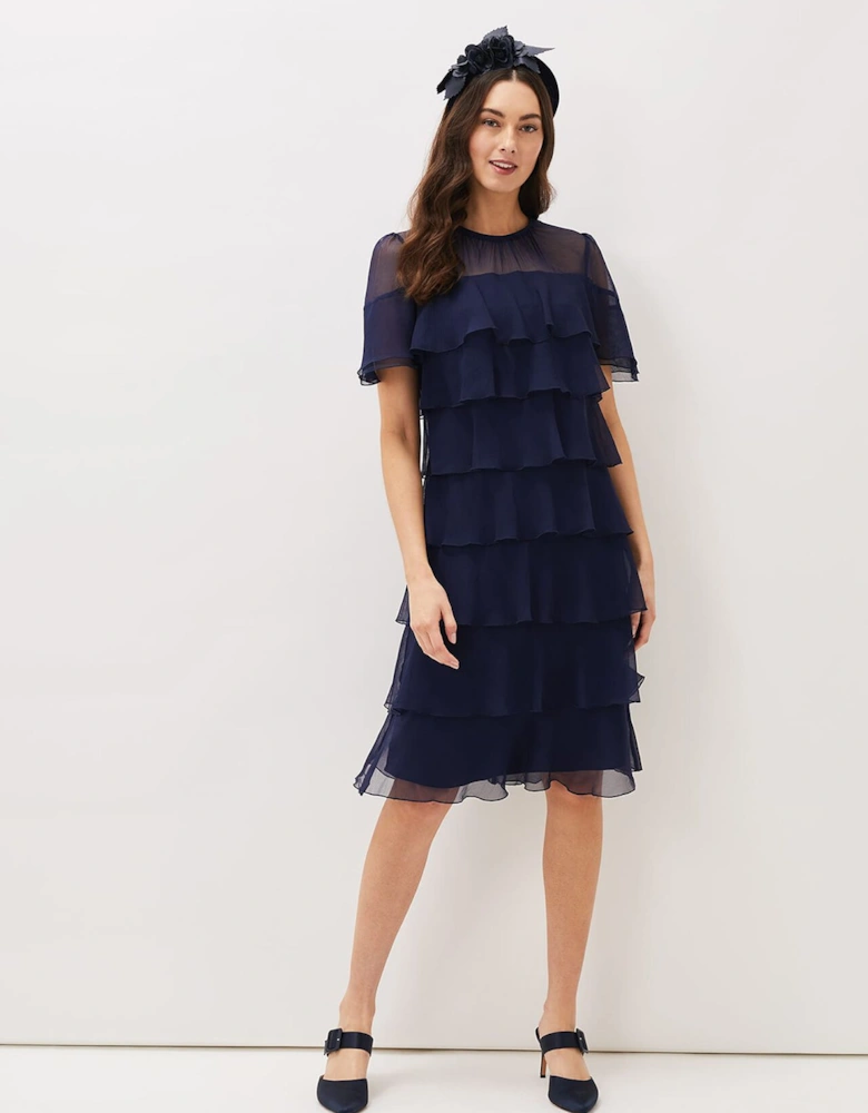 Nika Tiered Shift Dress