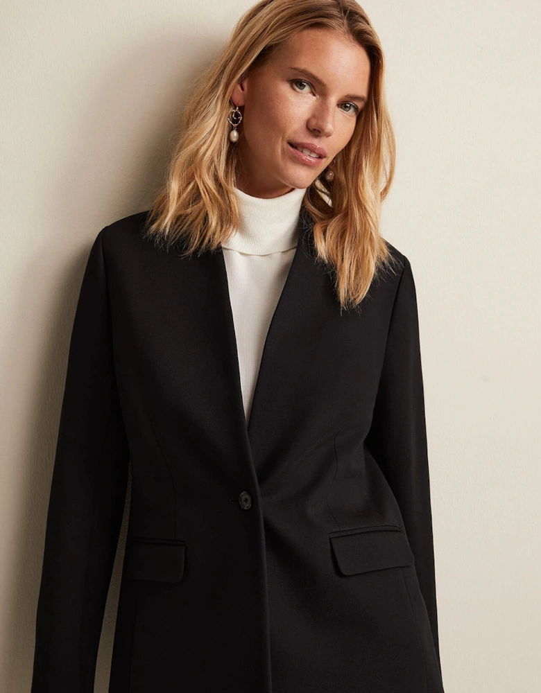 Devin Black Ponte Blazer