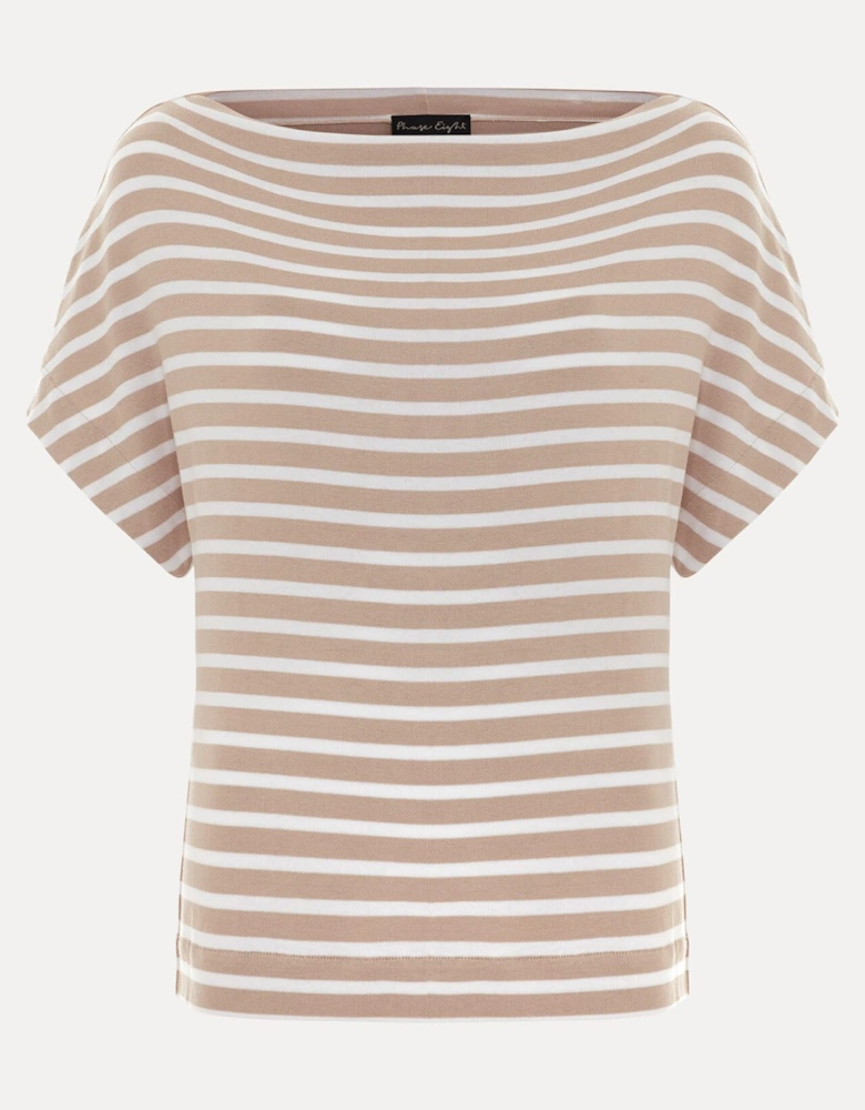 Carina Stripe Cowl Neck Top