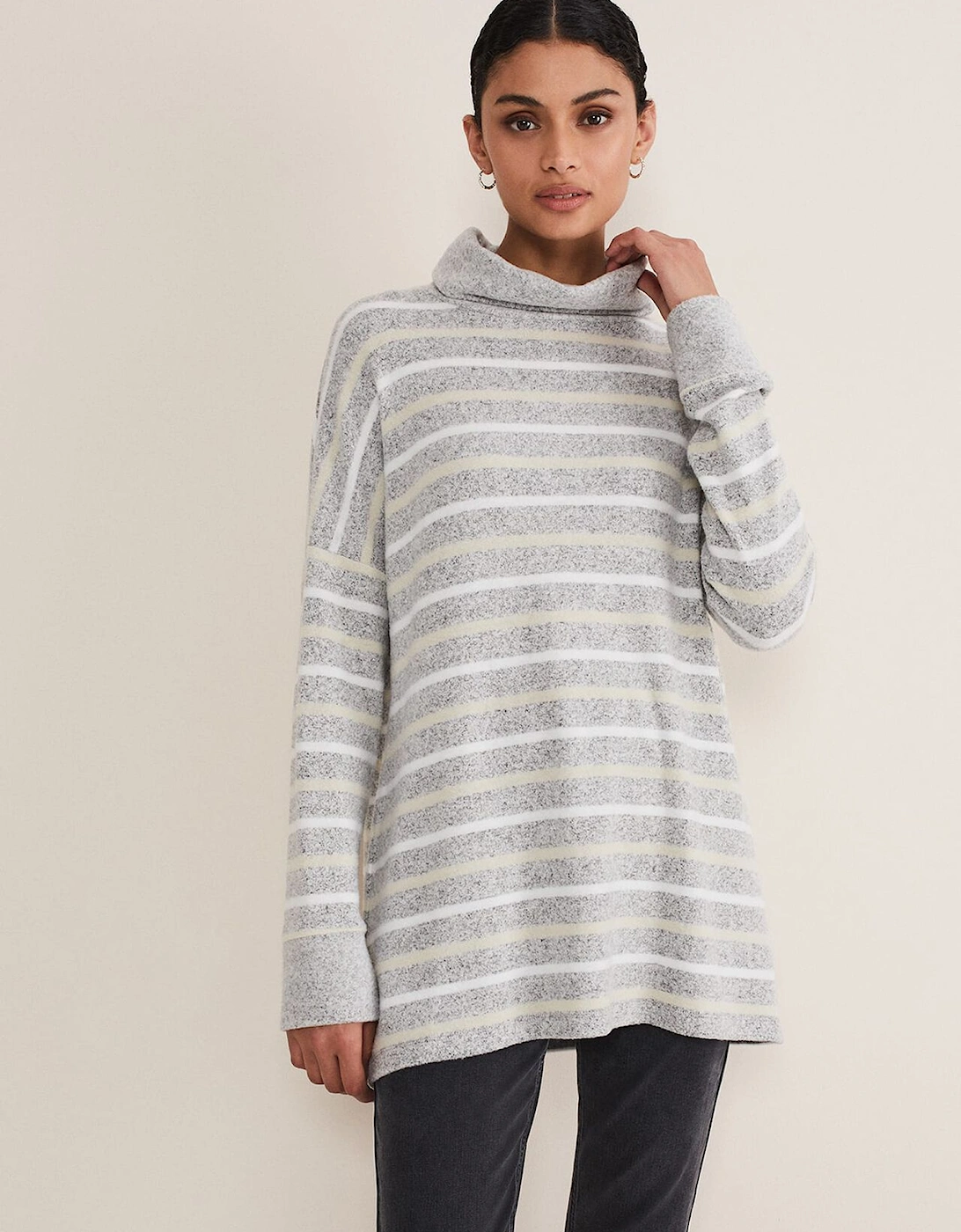 Leya Stripe Snuggle Top