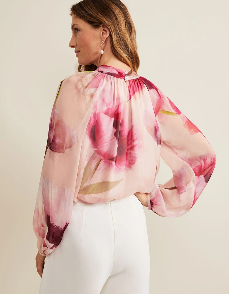 Poppy Silk Blouse