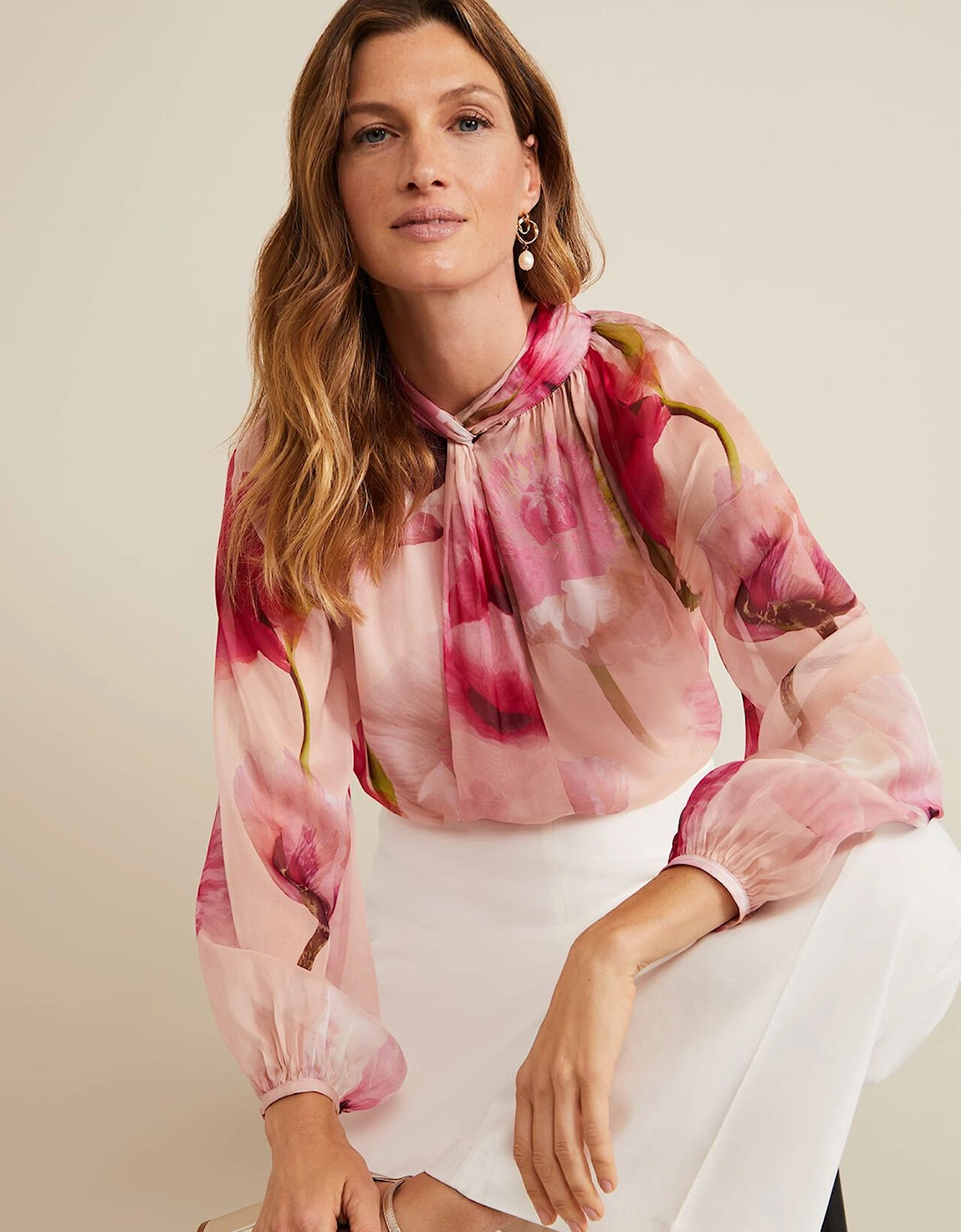 Poppy Silk Blouse