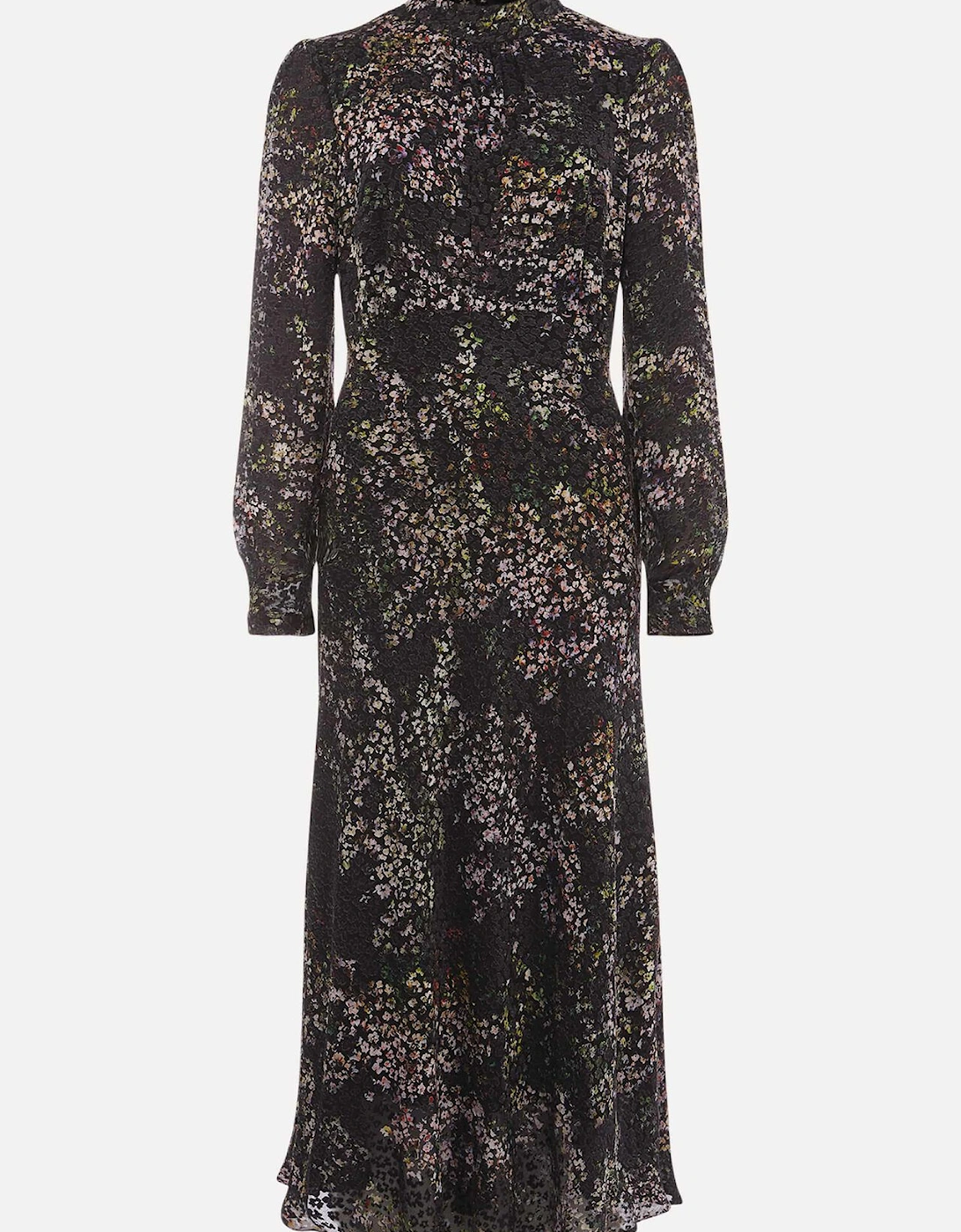 Elinore Printed Burnout Dress