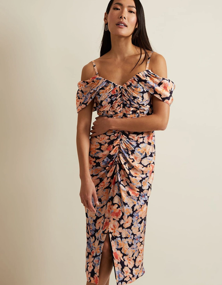 Prudence Cold Shoulder Midi Dress