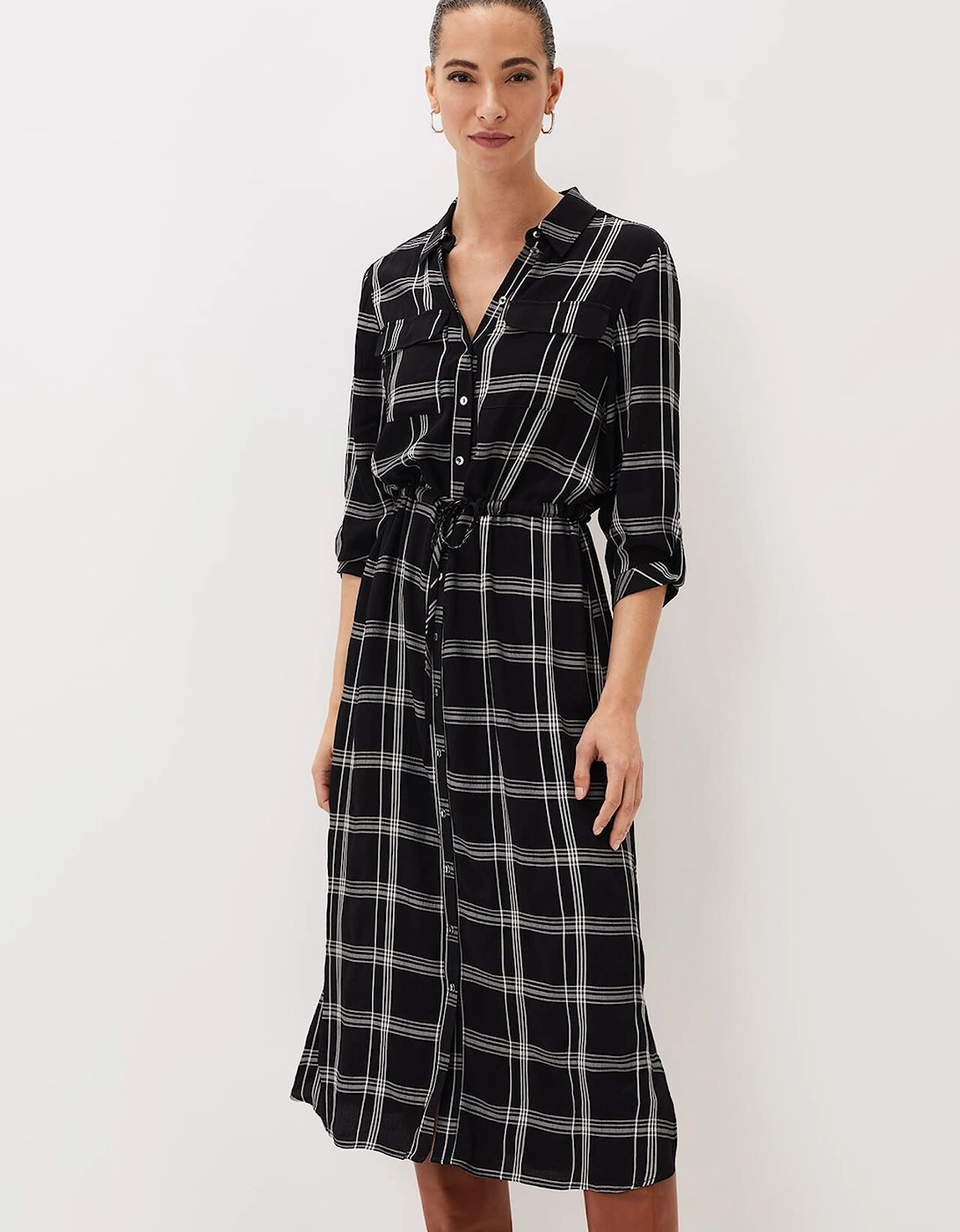 Bernadette Check Midi Dress, 9 of 8