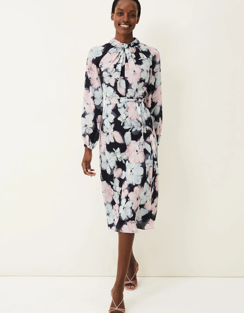 Ella Floral Print Dress