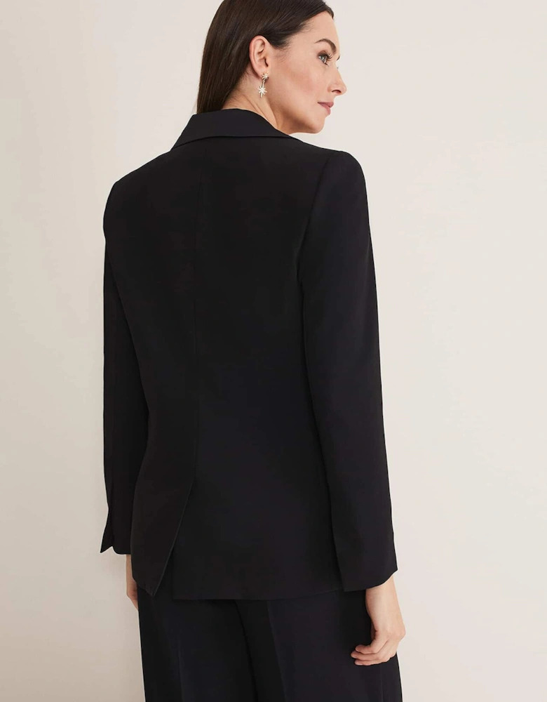 Elandra Black Tux Blazer