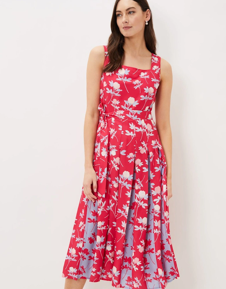 Antonella Print Fit And Flare Dress