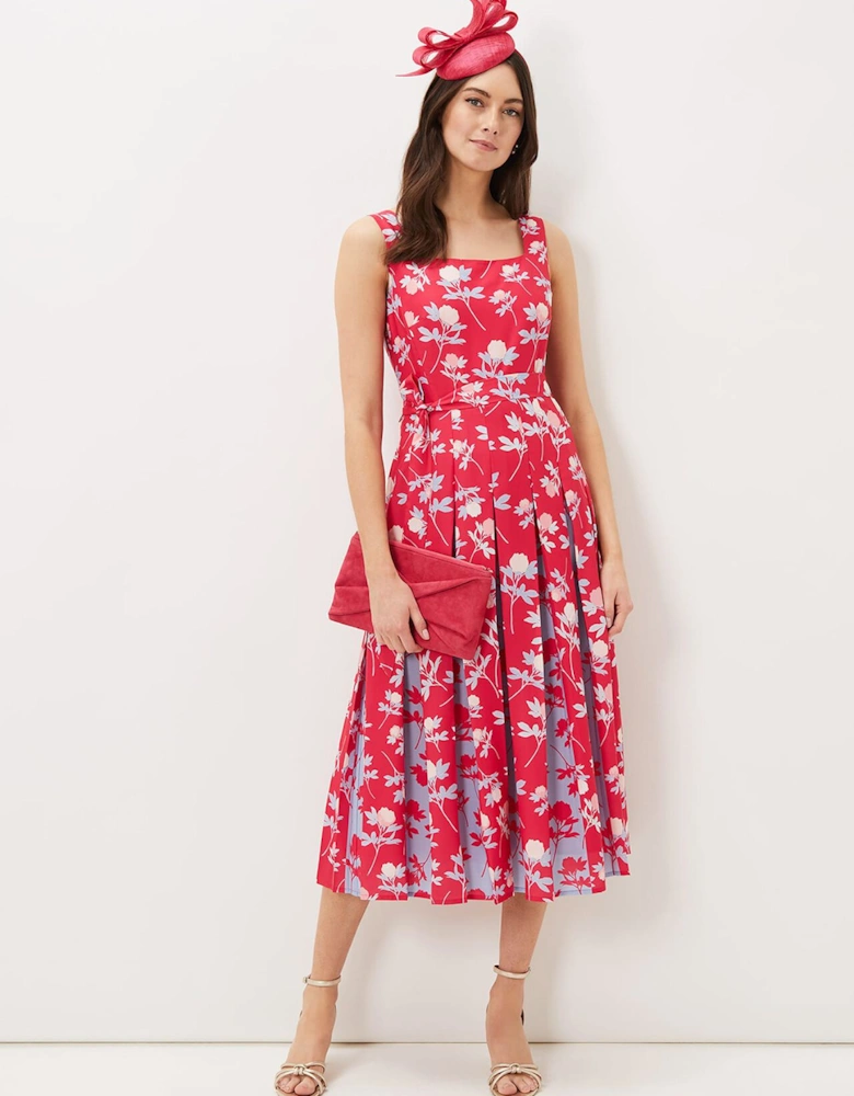 Antonella Print Fit And Flare Dress