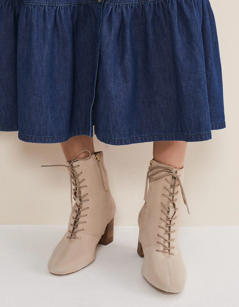 Lace Up Ankle Boot