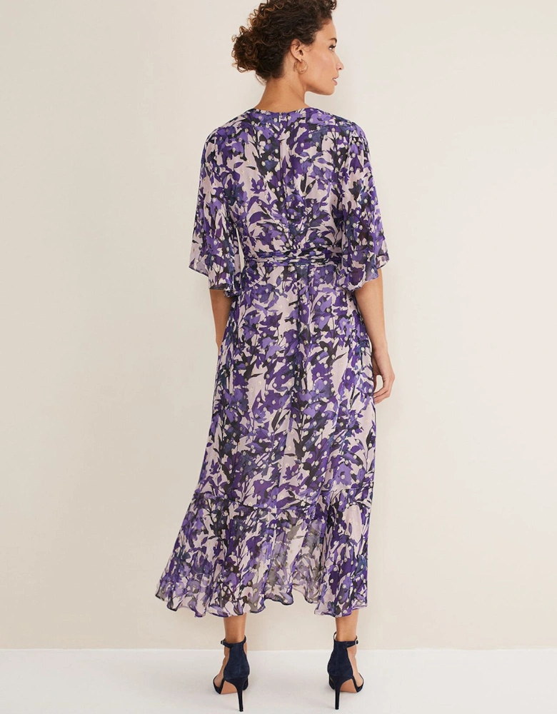 Juliette Floral Wrap Midaxi Dress