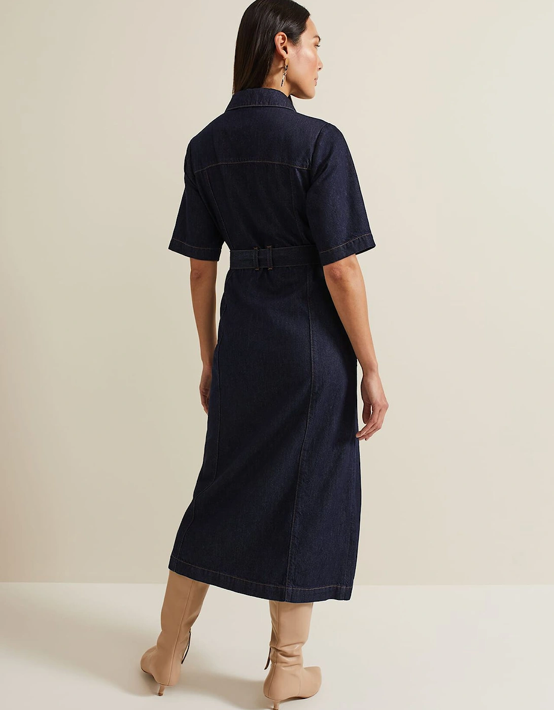 Sonny Denim Midi Dress