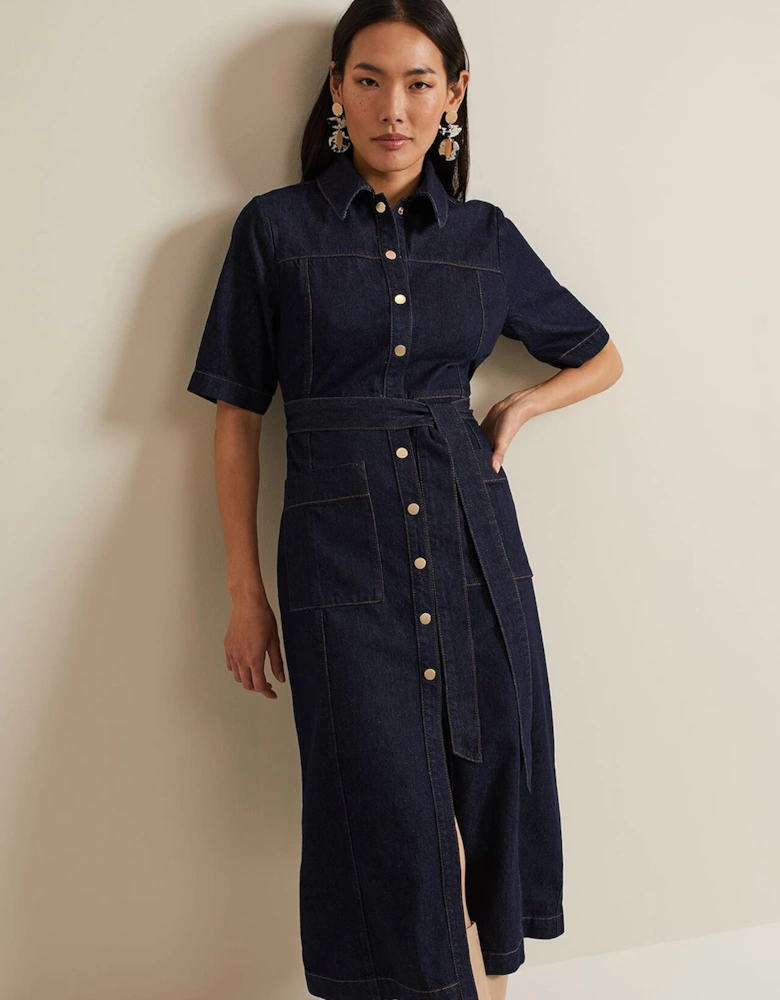 Sonny Denim Midi Dress