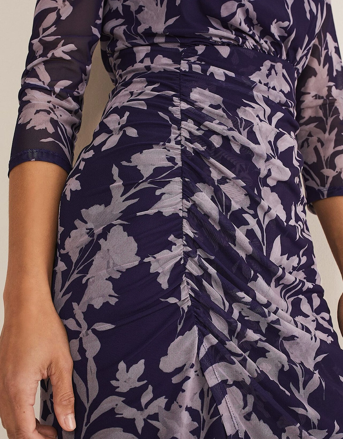 Vera Floral Midi Dress