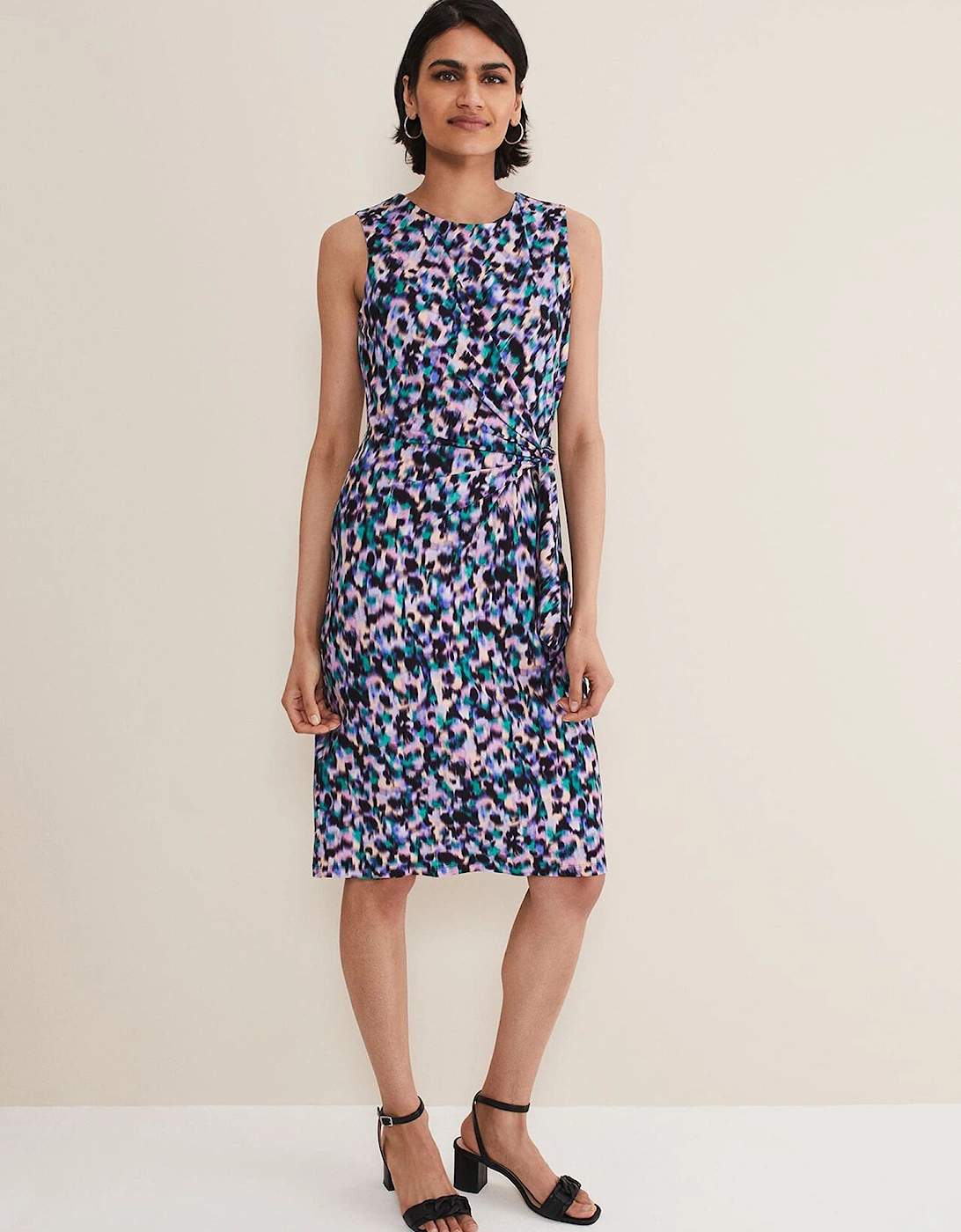 Sasha Side Tie Jersey Dress