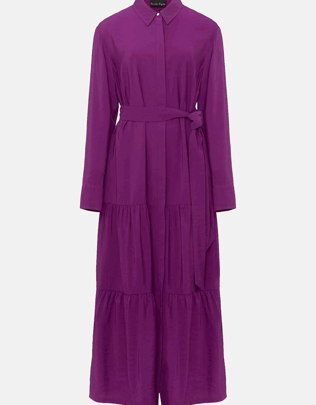 Jayden Purple Shirt Midaxi Dress