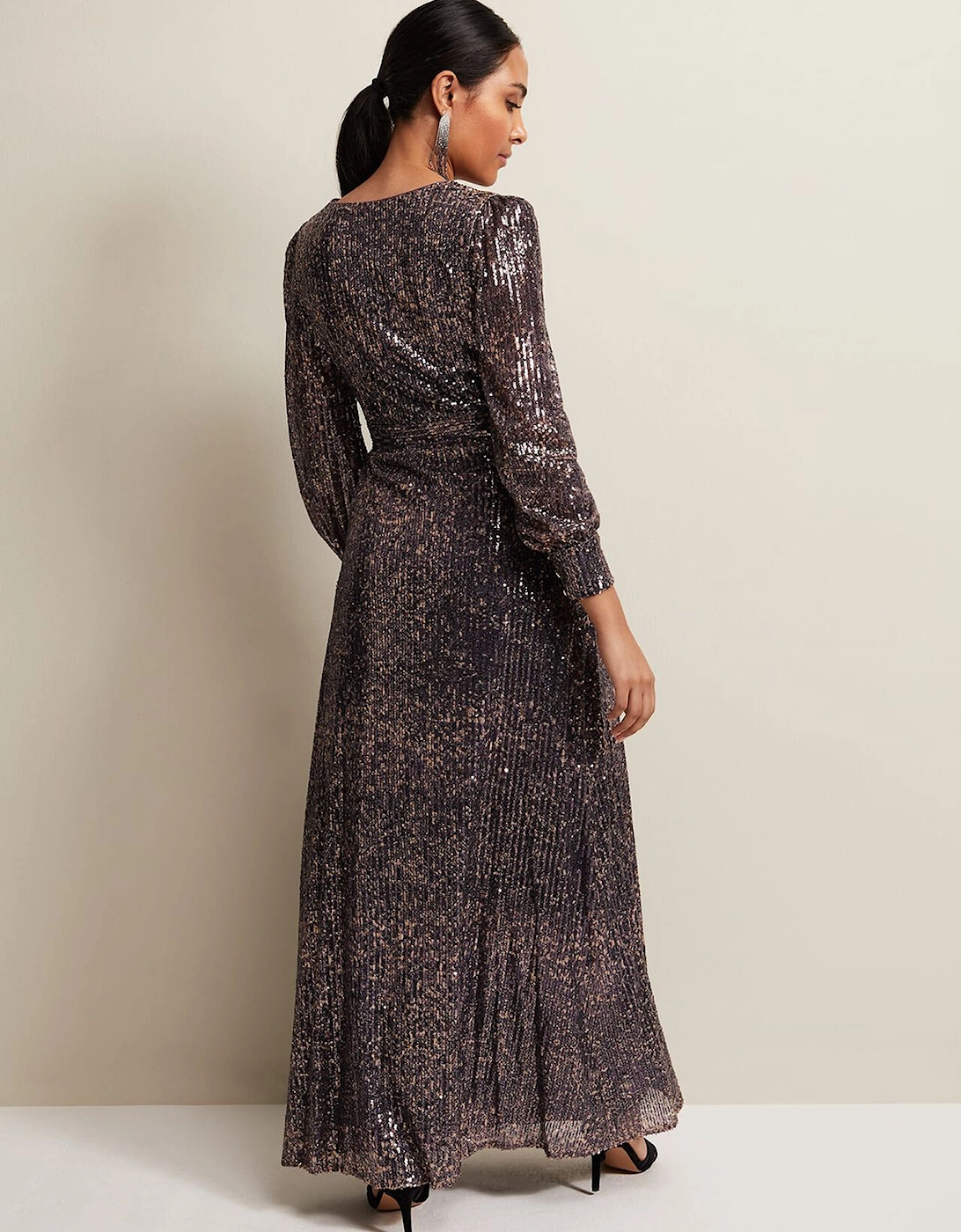 Petite Amily Sequin Maxi Dress