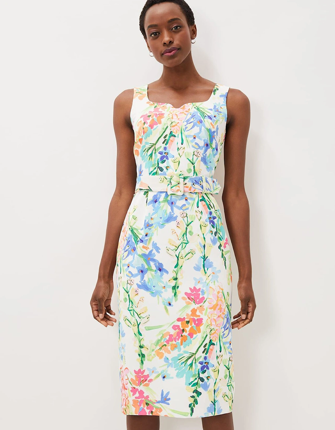 Serina Floral Midi Dress