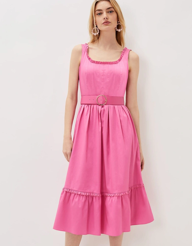 Tanya Belted Midaxi Dress