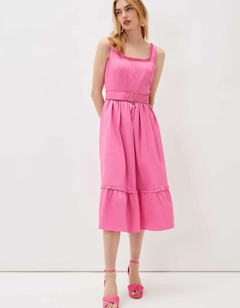 Tanya Belted Midaxi Dress