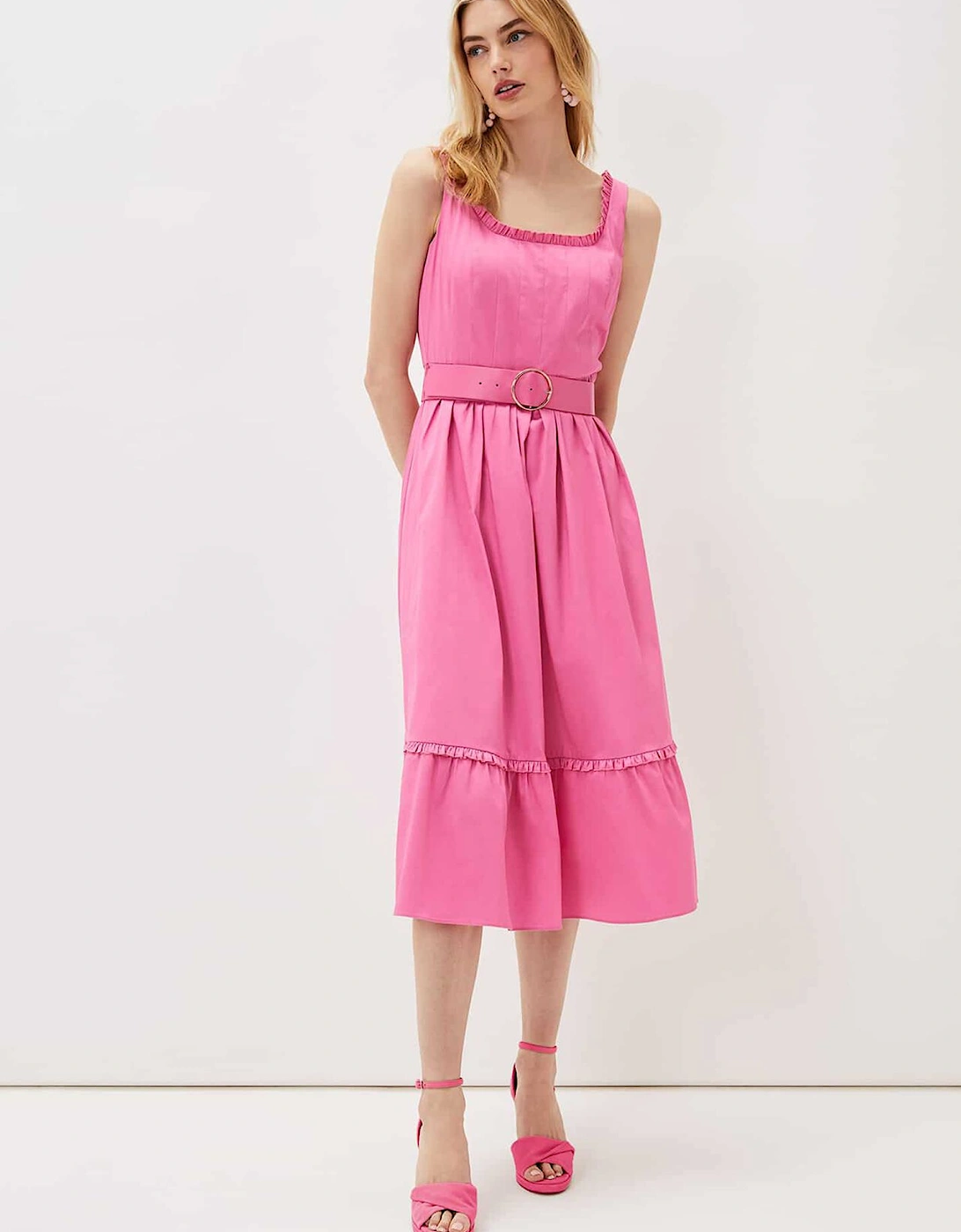 Tanya Belted Midaxi Dress