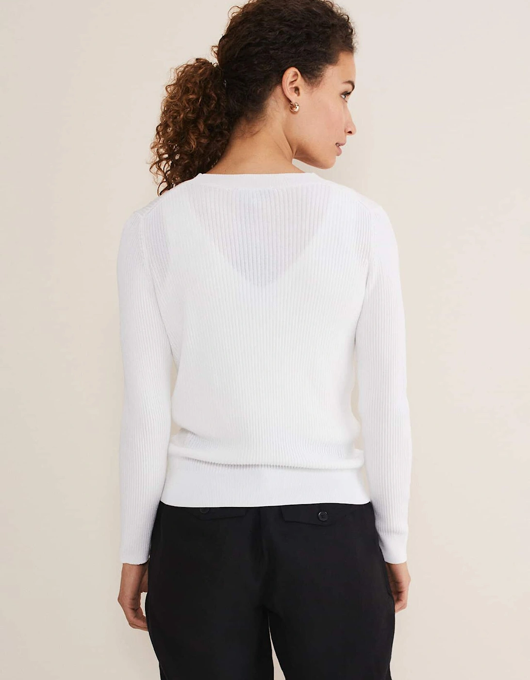 Caryl Ribbed Cardigan