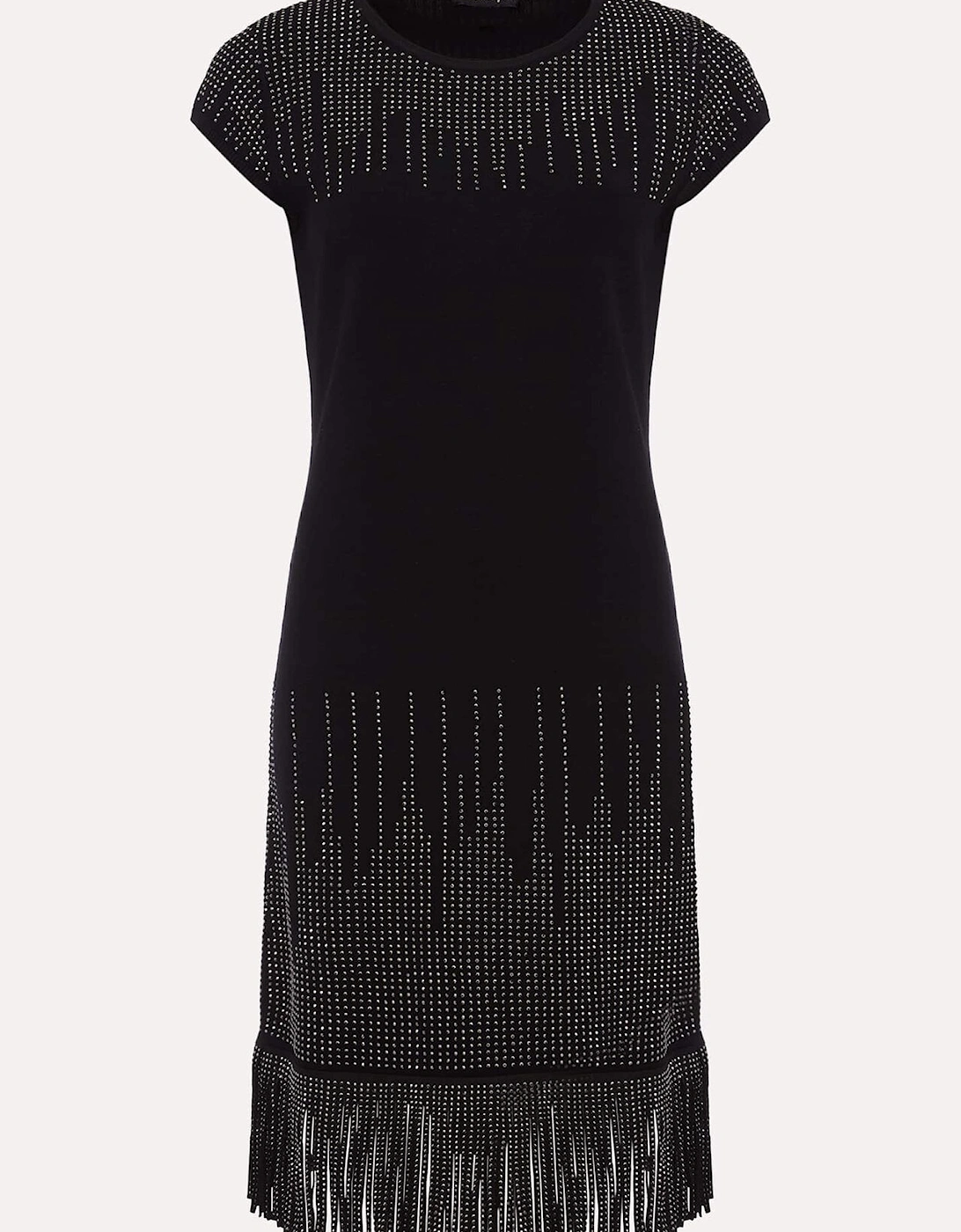 Florie Fringe Knitted Dress