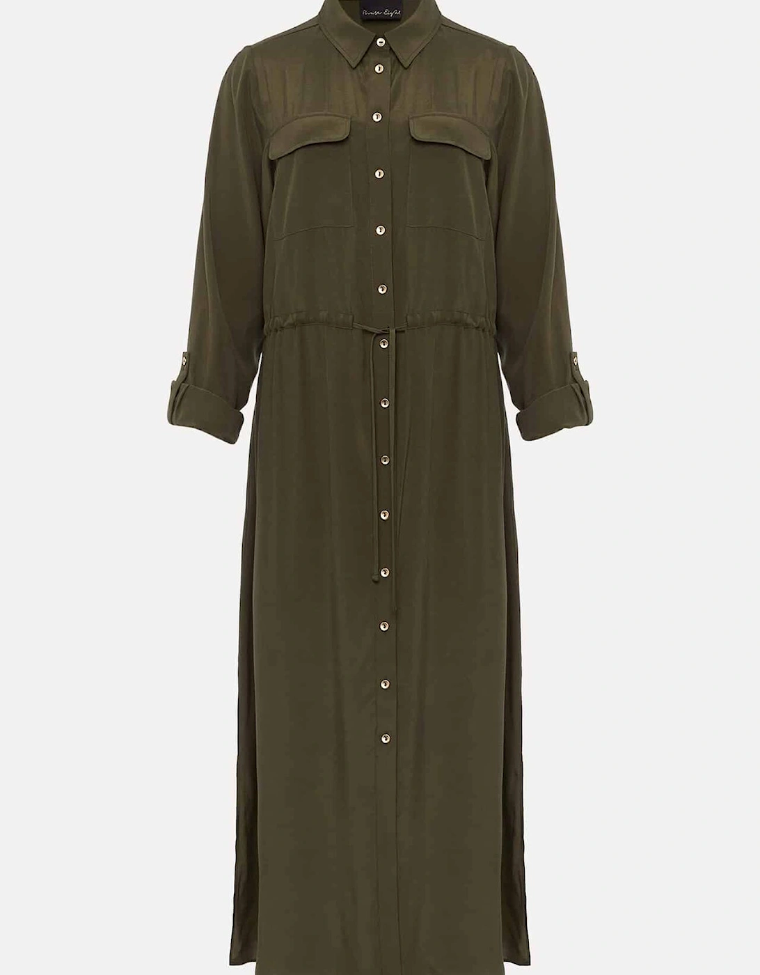 Tana Khaki Midi Dress