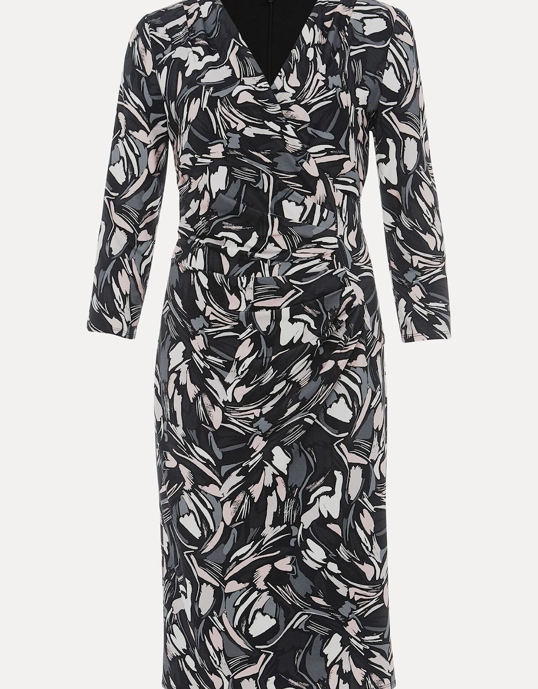 Bryony Abstract Print Jersey Dress