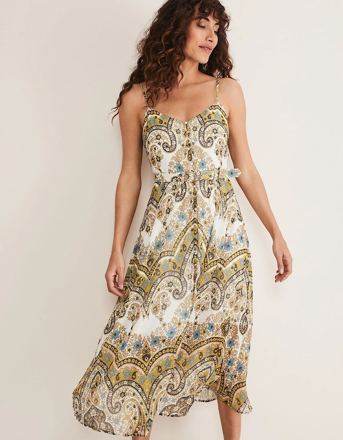 Francesca Print Cami Dress, 7 of 6