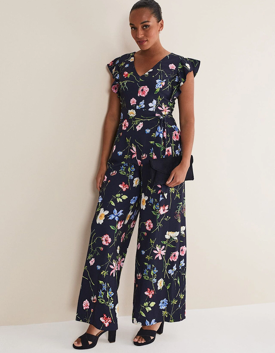 Kallie Floral Wide Leg Jumpsuit, 7 of 6