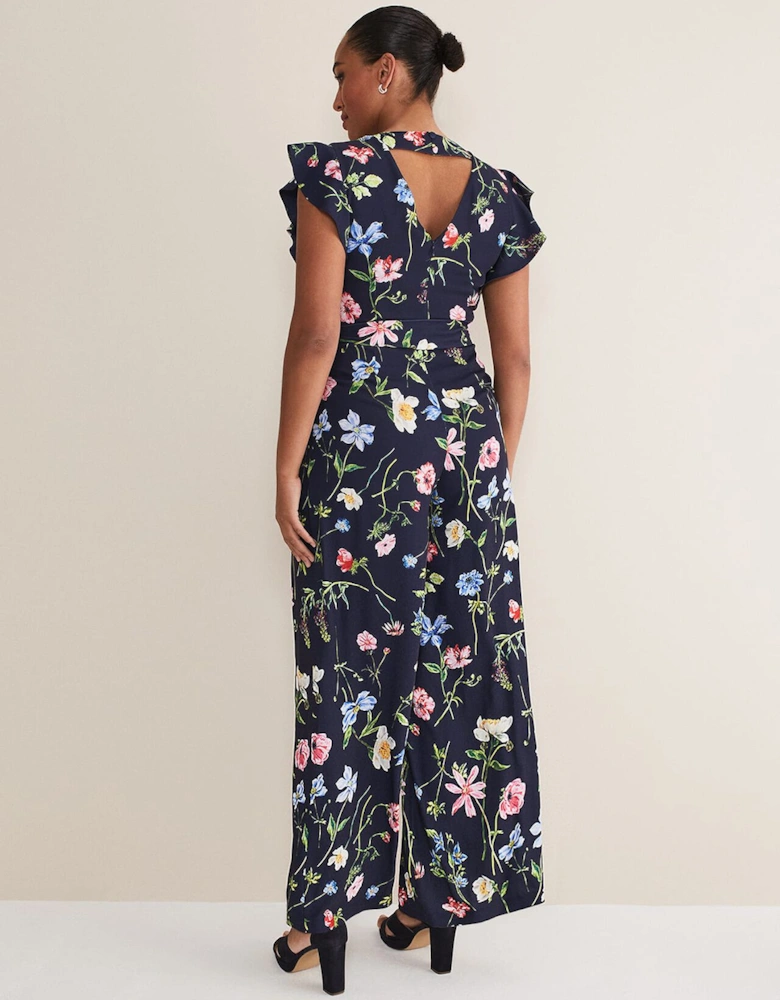 Kallie Floral Wide Leg Jumpsuit