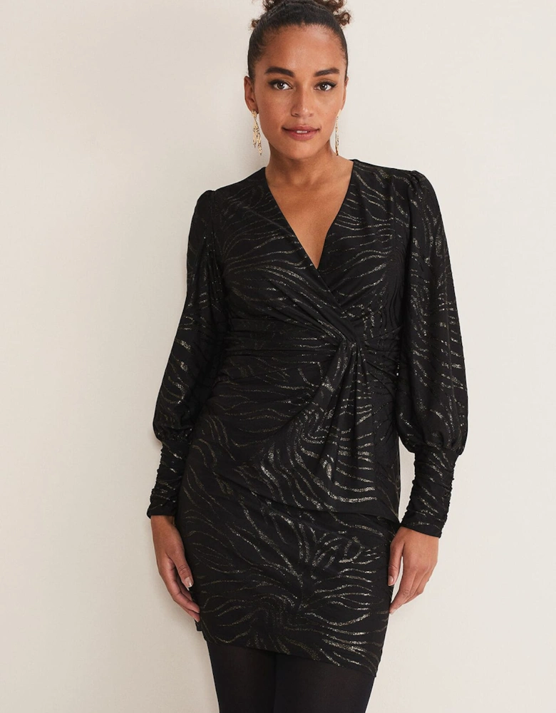 Eve Shimmer Jersey Dress