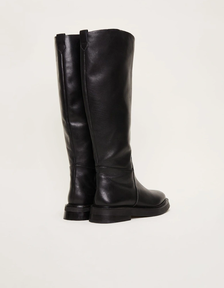 Flat Knee High Boot