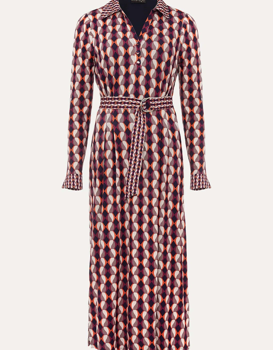 Elizza Geometric Print Dress