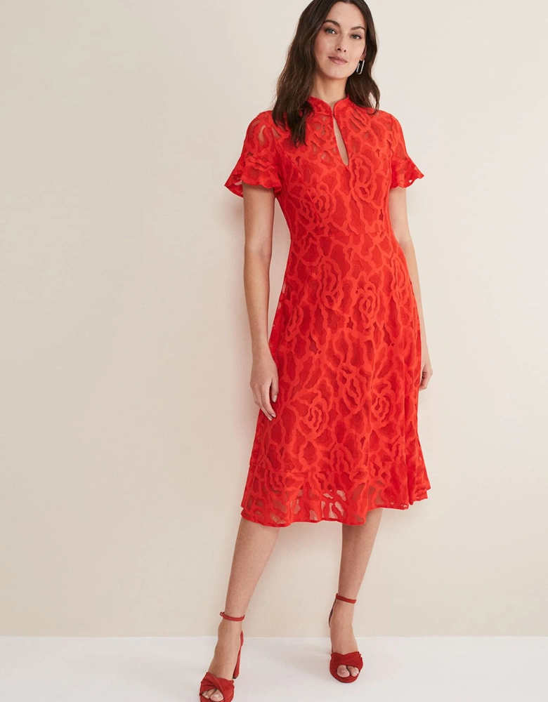 Lulu Lace Midi Dress