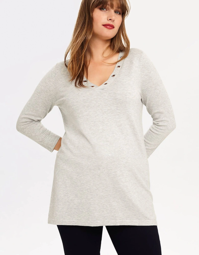 Anna Eyelet Knit Jumper