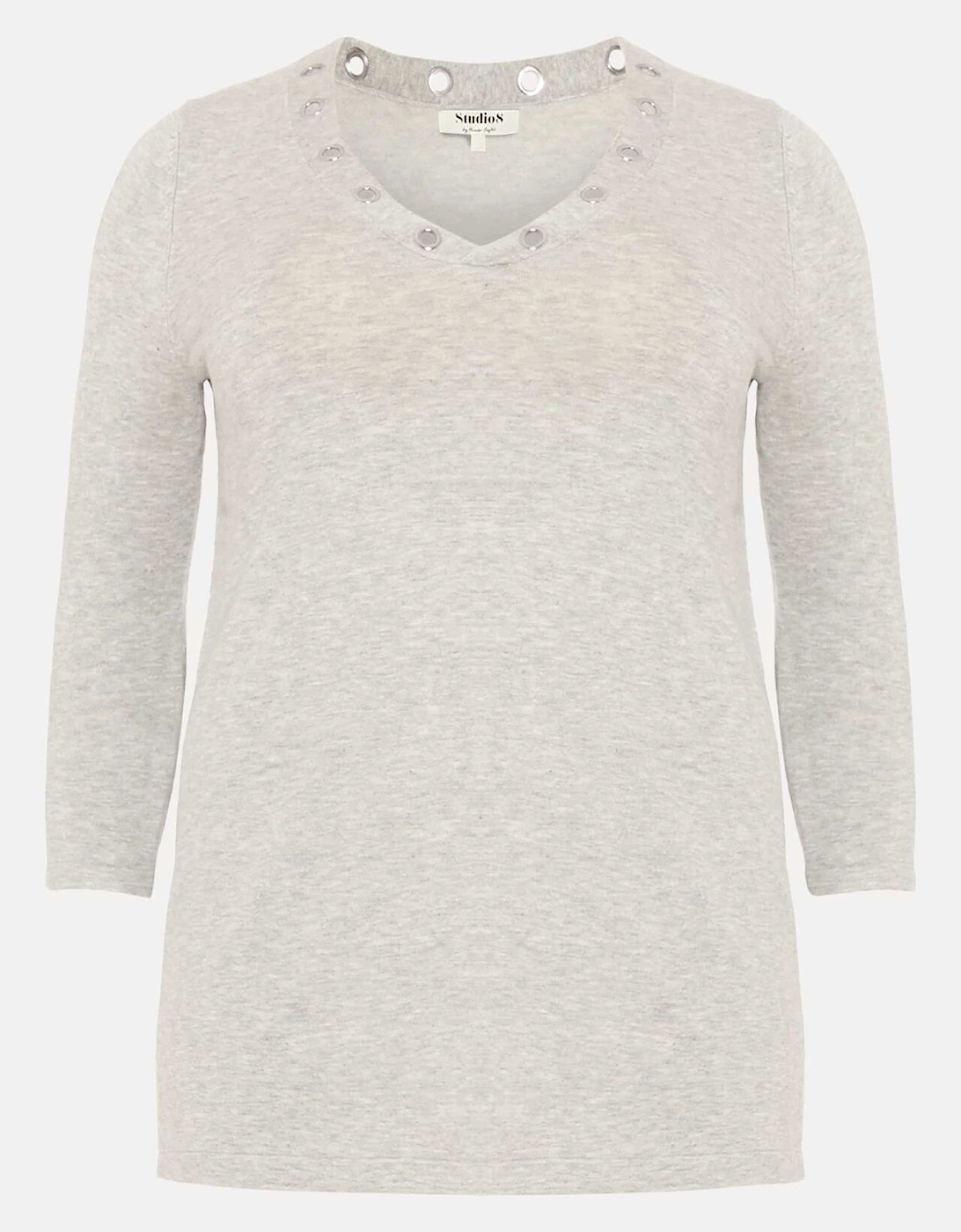 Anna Eyelet Knit Jumper