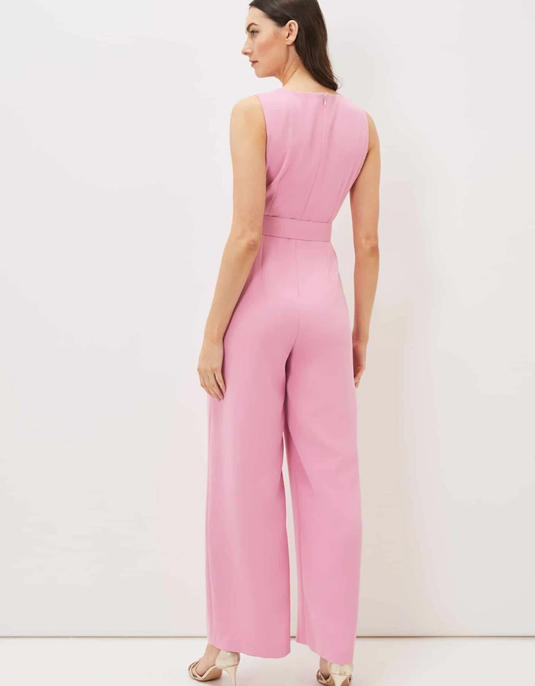 Lissia Pink Wide Leg Jumpsuit