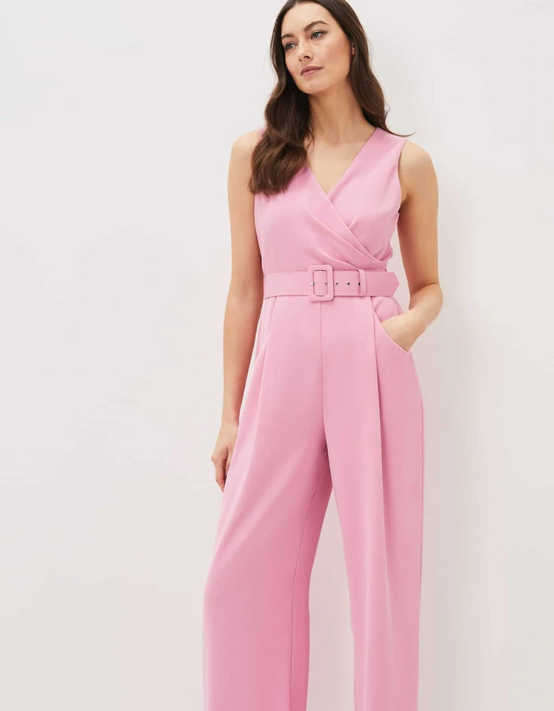 Lissia Pink Wide Leg Jumpsuit