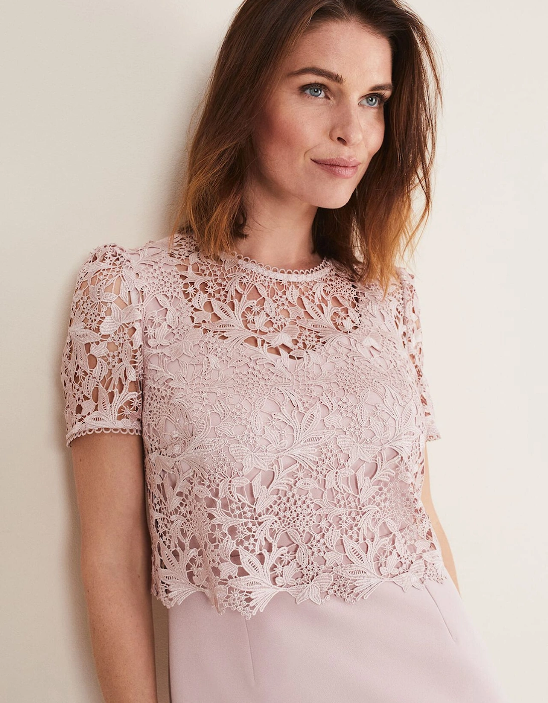 Isabella Lace Midi Dress