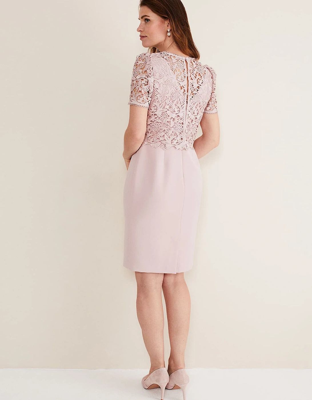 Isabella Lace Midi Dress