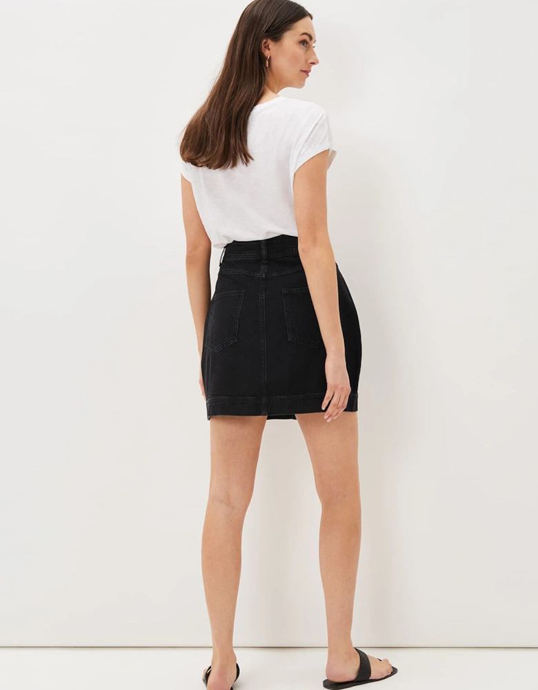 Kat Denim Mini Skirt