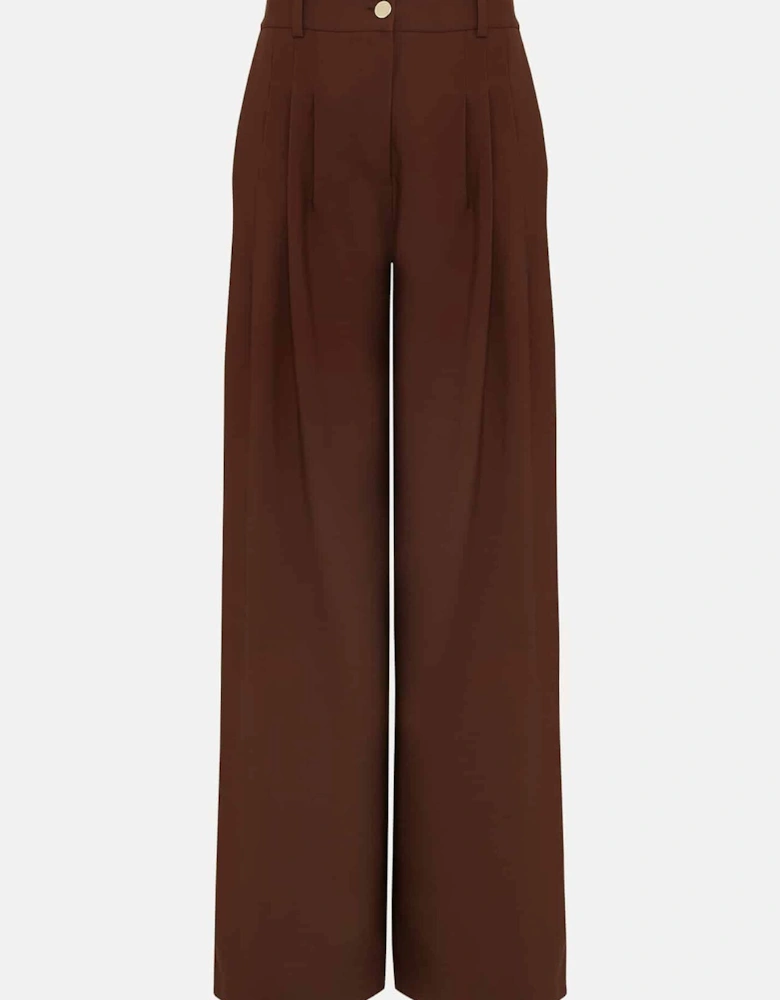 Indiyah Pleated Wide Leg Trousers