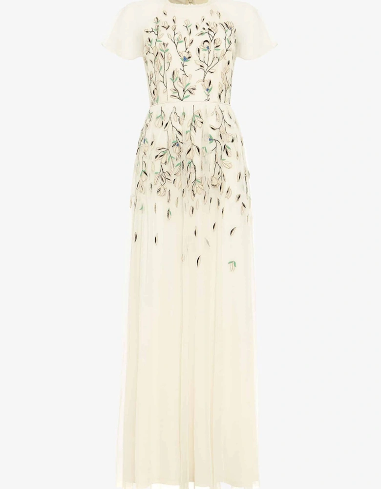 Colette Embroidered Maxi Dress