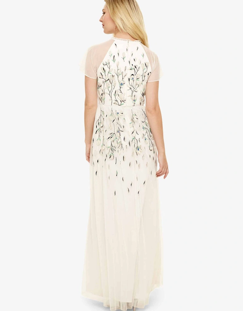 Colette Embroidered Maxi Dress